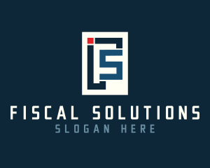 Business Company Letter FS logo design