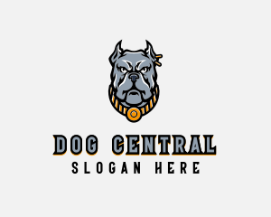 Pit Bull Dog Animal  logo design