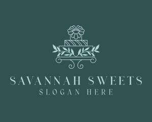 Sweet Wedding Cake  logo design