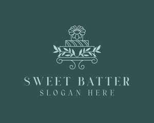 Sweet Wedding Cake  logo design