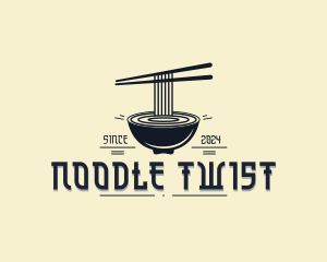 Ramen Noodles Bowl logo design