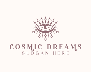 Cosmic Boho Eye logo design