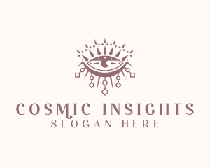 Cosmic Boho Eye logo design