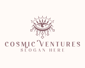 Cosmic Boho Eye logo design