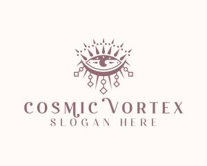 Cosmic Boho Eye logo design