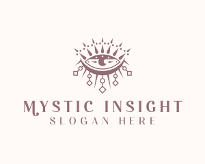 Cosmic Boho Eye logo design