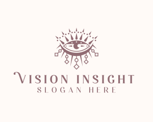 Cosmic Boho Eye logo design