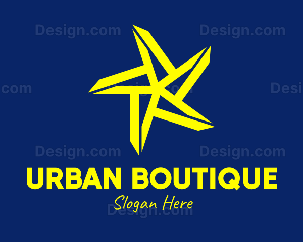 Bright Yellow Star Logo