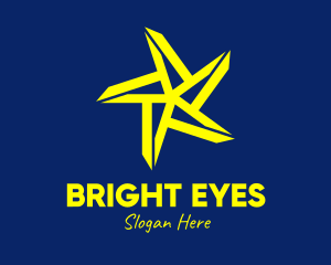 Bright Yellow Star logo design