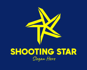 Bright Yellow Star logo design