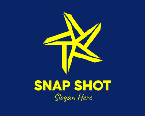 Bright Yellow Star logo design