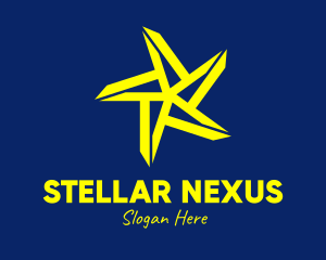 Bright Yellow Star logo design