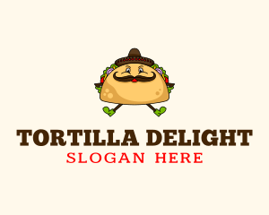 Mexican Taco Tortilla logo