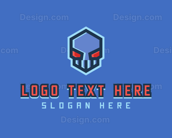 Esports Gamer Skull Logo