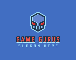 Esports Gamer Skull Logo