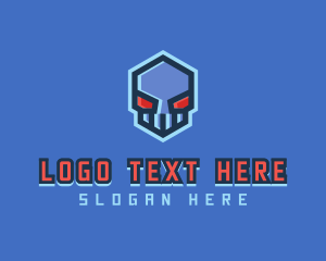 Esports Gamer Skull Logo