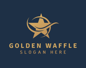 Golden Star Agency logo design