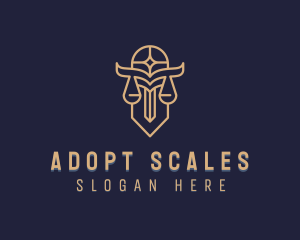 Law Scale Prosecutor logo design