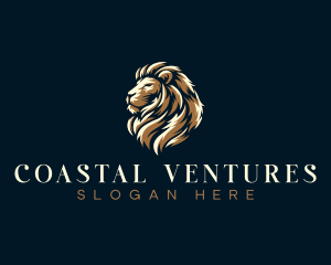 Luxury Regal Lion logo design