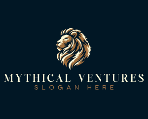 Luxury Regal Lion logo design