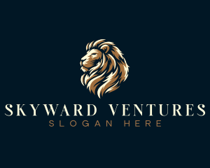 Luxury Regal Lion logo design