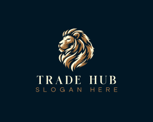 Luxury Regal Lion logo design