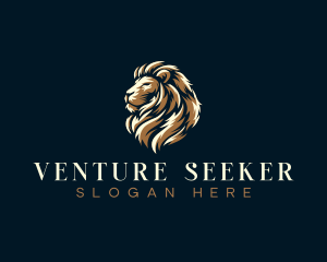 Luxury Regal Lion logo design