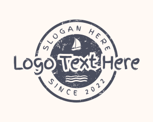 Nautical Boat Waves logo