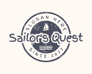 Nautical Boat Waves logo design