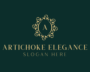 Elegant Floral Hotel logo design