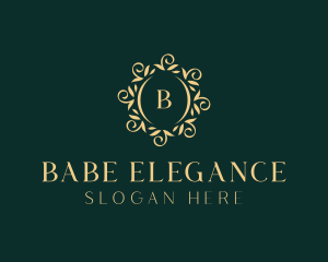 Elegant Floral Hotel logo design