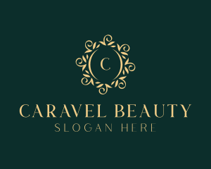 Elegant Floral Hotel logo design