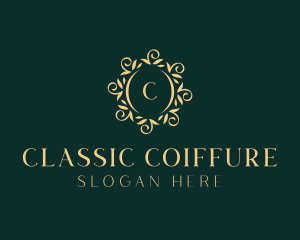 Elegant Floral Hotel logo design