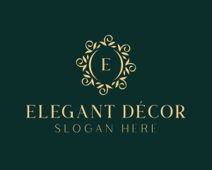 Elegant Floral Hotel logo design