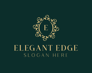 Elegant Floral Hotel logo design