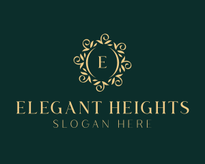 Elegant Floral Hotel logo design