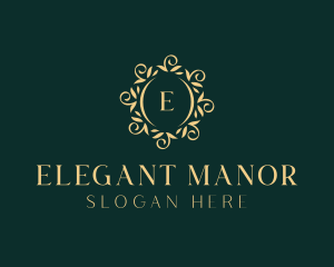 Elegant Floral Hotel logo design