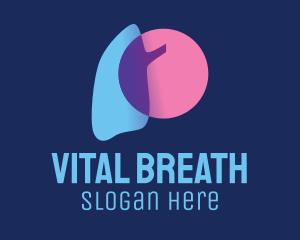 Respiratory Lung Organ logo