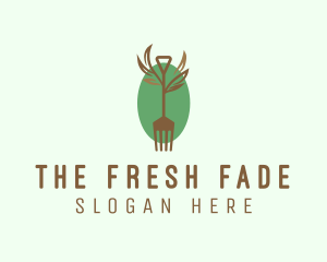 Organic Farm Fork  logo design