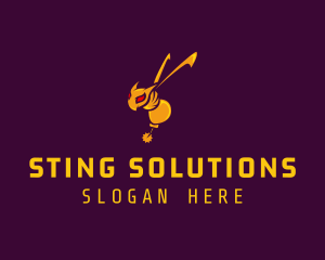 Bee Sting Bomb logo design