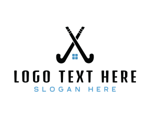 Hockey - Hockey Stick Homes logo design