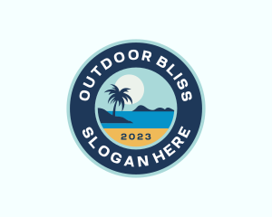 Island Beach Resort logo design