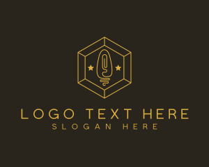 Hexagon Incandescent Light logo