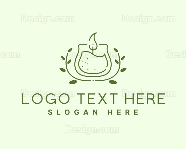 Relaxation Plant Candle Logo