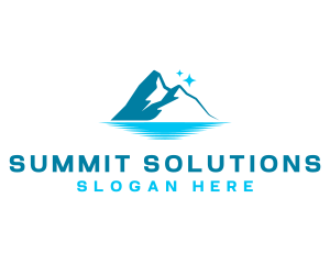 Mountain Iceberg Peak logo