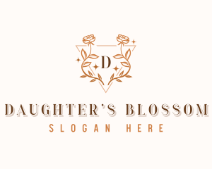 Deluxe Floral Wreath logo design