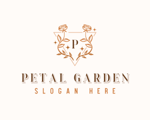 Deluxe Floral Wreath logo design