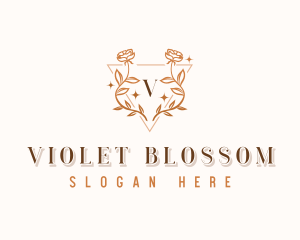 Deluxe Floral Wreath logo design