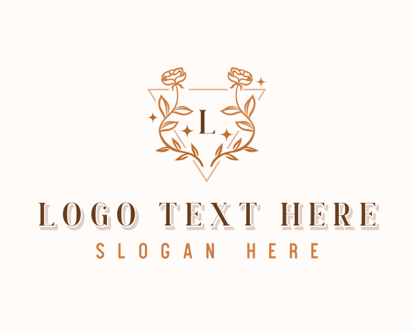 Deluxe Floral Wreath logo