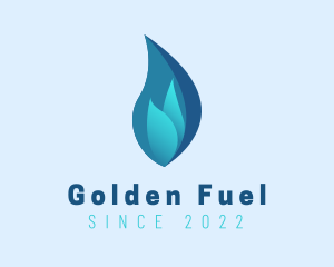 Blue Flame Fuel logo design